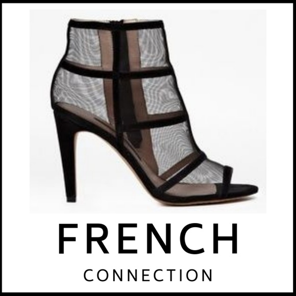 French Connection Shoes - Last 1! NWT FRENCH CONNECTION Mesh Cage Shooties